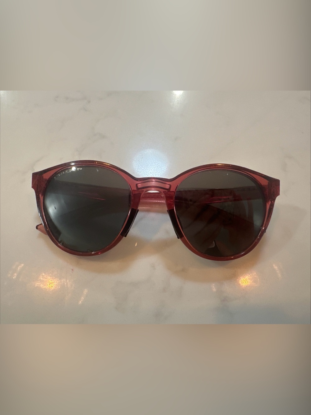 Oakley spindrift sunglasses OO9474-0752 Sunglasses - clear berry red frames